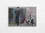 Wallity WY55 Banksy Lienzo Decorativo 50 x 70 cm